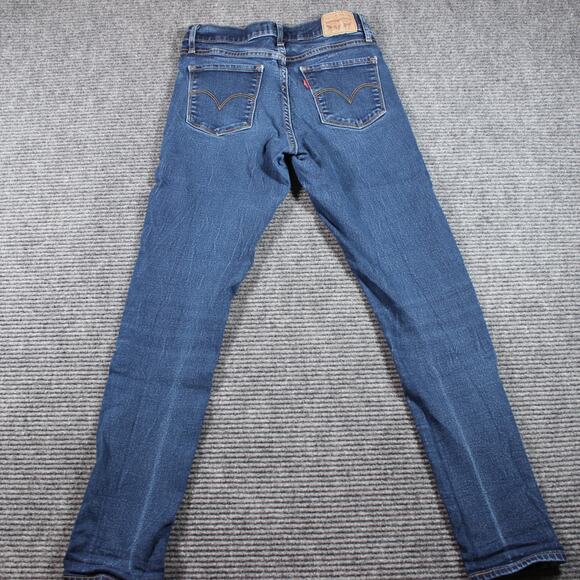 Levi’s Jeans Womens W27 L30 Blue 311 Shaping Skinny Stretch - Picture 7 of 12